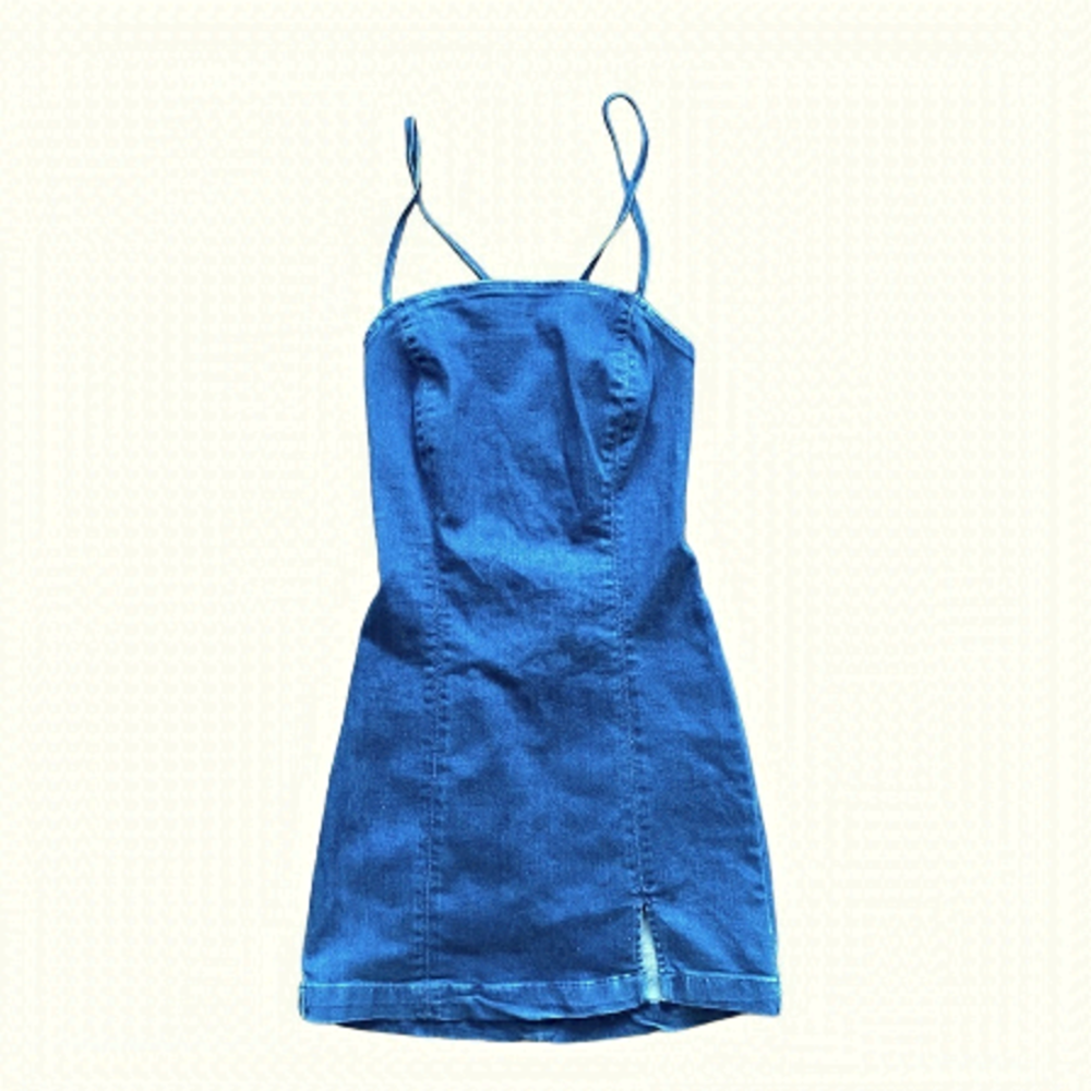 Garage Blue Mini Dress